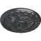 Ekena Millwork Amelia Ceiling Medallion (Fits Canopies up to 4 1/8"), Hand-Painted Pewter, 15 3/4"OD x 5/8"P CM16AMPES - alternate 3